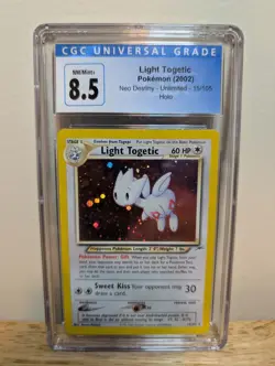 CGC 8.5 Light Togetic 15/105 Neo Destiny Holo. Pokemon Card. - Image 1