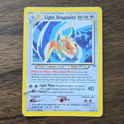 Pokemon TCG Light Dragonite Neo Destiny Holo Rare 14/105 Unlimited 2000 English - Image 1