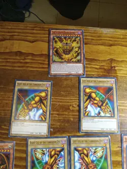 Yu-Gi-Oh! Exodia the Forbidden One Complete Set - All 5 Pieces, 2 God Cards - Image 3