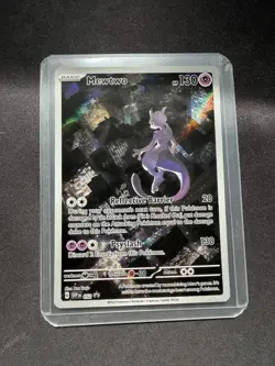 Pokemon TCG Scarlet & Violet Mewtwo SVP 052 Black Star Promo Card - Image 1