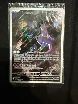 Pokemon TCG Mewtwo SVP 052 Black Star Promo 151 English Sealed Card - Image 4