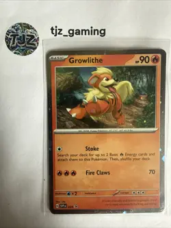 Pokemon TCG Growlithe SVP Black Star Promos SVP024 Regular Promo Promo - Image 1
