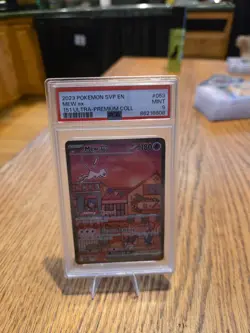 2023 Pokemon SVP EN-SV Black Star Promo #053 Mew EX 151 Ultra-Premium Coll PSA 9 - Image 1