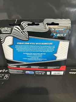 Pokemon Scarlet & Violet - Black Bolt Tech Sticker Collection TCG Blister Sealed - Image 5