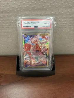 Bandai One Piece OP05-119 Monkey D. Luffy Secret Rare Foil PSA 10 (2023) - Image 1