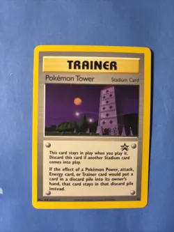Pokemon Card: Trainer Stadium Pokemon Tower Black Star Promo 42 Rare! NM - Image 1