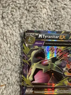 Pokemon TCG Mega M Tyranitar EX Holo Ultra Rare Card Ancient Origins 43/98 - Image 3