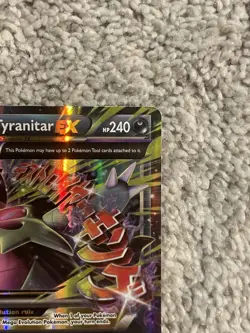 Pokemon TCG Mega M Tyranitar EX Holo Ultra Rare Card Ancient Origins 43/98 - Image 4
