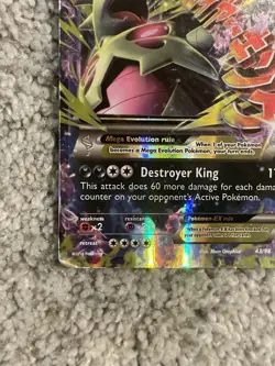 Pokemon TCG Mega M Tyranitar EX Holo Ultra Rare Card Ancient Origins 43/98 - Image 5