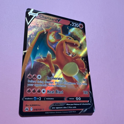 Charizard V 018/159 NM Holo Ultra Rare Full Art Crown Zenith Pokemon Card TCG - Image 3