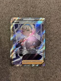 Peonia - 196/198 - Full Art Ultra Rare Chilling Reign - Pokemon Card - NM - Image 1
