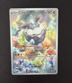 Pokemon TCG Carbink 242/217 Astral Radiance Secret Rare Full Art Holo EN - Image 1