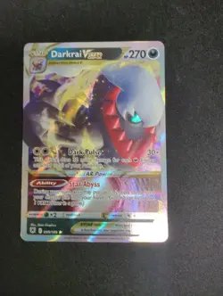 2022 Darkrai VSTAR 099/189 Astral Radiance Ultra Rare Holo Pokemon Card NM - Image 1