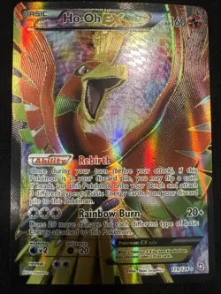 Pokemon Ho-Oh EX Full Art Ultra Rare Holo 119/124 Dragons Exalted TCG - Image 1