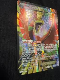 Pokemon Ho-Oh EX Full Art Ultra Rare Holo 119/124 Dragons Exalted TCG - Image 2