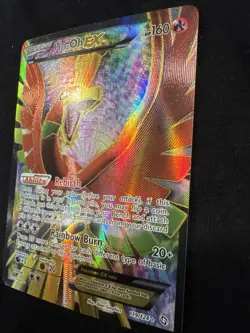 Pokemon Ho-Oh EX Full Art Ultra Rare Holo 119/124 Dragons Exalted TCG - Image 3