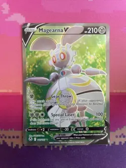 Pokemon Card Magearna V 182/195 Ultra Rare Full Art Silver Tempest Near Mint - Image 1