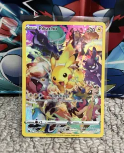 Pikachu 160/159 Crown Zenith Secret Rare Full Art Holo Pokemon TCG English - Image 1