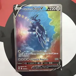 Pokemon Origin Forme Dialga V 177/189 Astral Radiance Ultra Rare Full Art Holo - Image 1