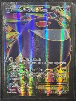 Pokemon Gengar EX Full Art Holo Ultra Rare Card XY-Phantom Forces 114/119 - Image 1