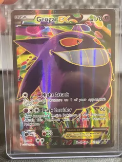 Pokemon Gengar EX Full Art Holo Ultra Rare Card XY-Phantom Forces 114/119 - Image 3