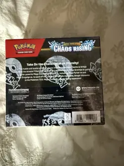 Pokemon Mega Evolution Chaos Rising Booster Box Factory Sealed In Hand Right Now - Image 3
