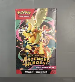 Pokemon TCG Mega Evolution—Ascended Heroes Booster Bundle English 6 Packs - Image 1