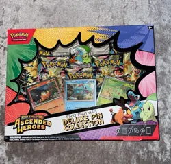 Pokemon TCG Ascended Heroes First Partners Deluxe Pin Collection New and Sealed - Image 1