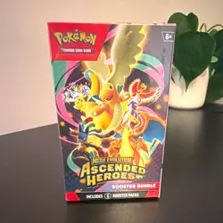 Pokemon TCG Mega Evolution Ascended Heroes Booster Bundle Box 6 Packs 2025 - Image 1