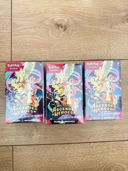 Pokemon TCG Mega Evolution Ascended Heroes Booster Bundle x3✅ - Image 1