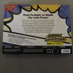 Pokemon Mega Evolution Ascended Heroes Mega Feraligatr EX Box Pokemon TCG EN - Image 2