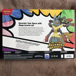 Pokemon TCG: Ascended Heroes Premium Poster Collection: Mega Lucario - SEALED - Image 2