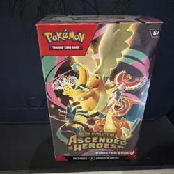 Pokemon TCG Mega Evolution: Ascended Heroes Booster Bundle (Damage to box) - Image 1