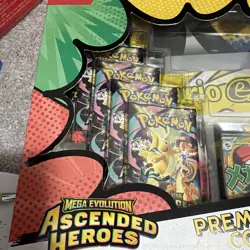 Pokemon TCG Mega Evolution Ascended Heroes Mega Lucario Premium Box #damagedbox - Image 3