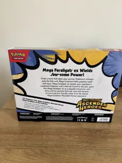 Pokemon TCG - Mega Evolution Ascended Heroes Feraligatr Mega EX Box New & Sealed - Image 2
