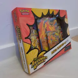 Pokemon TCG: Mega Evolution-Ascended Heroes Mega Emboar ex Boxx - Factory Sealed - Image 3
