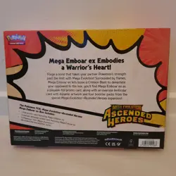 Pokemon TCG: Mega Evolution-Ascended Heroes Mega Emboar ex Boxx - Factory Sealed - Image 5