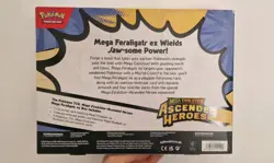 Pokemon TCG - Mega Evolution Ascended Heroes Feraligatr Mega EX Box New & Sealed - Image 3