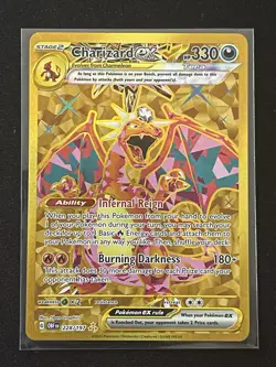 Pokemon TCG Obsidian Flames Charizard EX Hyper Rare Holo Card 228/197 - Image 1