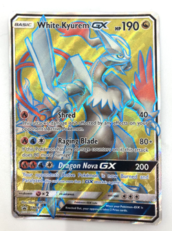 Pokemon TCG English Card Sun & Moon Promo White Kyurem GX SM141 Holo - NM - Image 1