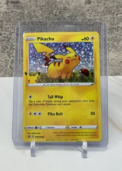 PIKACHU POKEMON 2020 GENERAL MILLS 25TH ANNIVERSARY #SWSH039 HOLO - Image 1