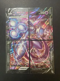 Mewtwo V-UNION [Set of 4] SWSH: Sword & Shield Promo Cards Holo NM - Image 1