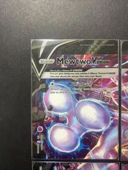 Mewtwo V-UNION [Set of 4] SWSH: Sword & Shield Promo Cards Holo NM - Image 2