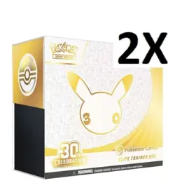 2x Pokemon Center 30th Anniversary ETB Elite Trainer Box Lot New Sealed *PRESALE - Image 1