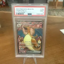 PSA 9 Charizard ex 183/165 Scarlet & Violet 151 Pokemon Card - Image 1