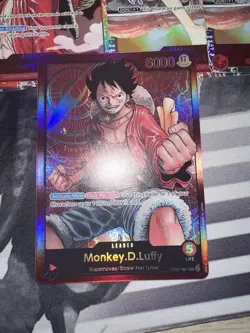 One Piece CCG Monkey.D.Luffy ST01-001 5 Card Bundle English - Image 2