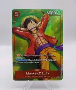 Monkey D Luffy Alt Art ST21-014 One Piece TCG Starter Deck 21 English NM - Image 1