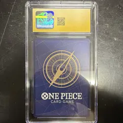 CGC Pristine 10 Japanese Monkey D. Luffy OP07-109 One Piece Day '24 SR Foil - Image 2