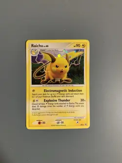 Raichu DP21 - Pokemon TCG Diamond & Pearl Promo Holo LP 2008 - Image 2