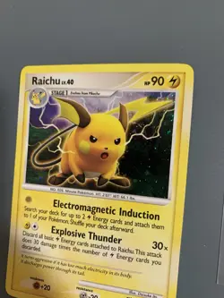 Raichu DP21 - Pokemon TCG Diamond & Pearl Promo Holo LP 2008 - Image 4